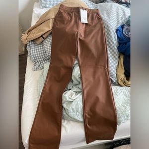 Zara Leather Pants